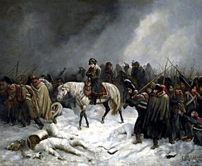 Отступление Наполеона из Москвы. 1851 г.